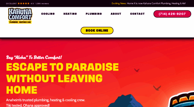 kahunacomfort.com