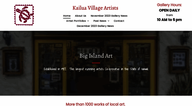 kailuavillageartists.com