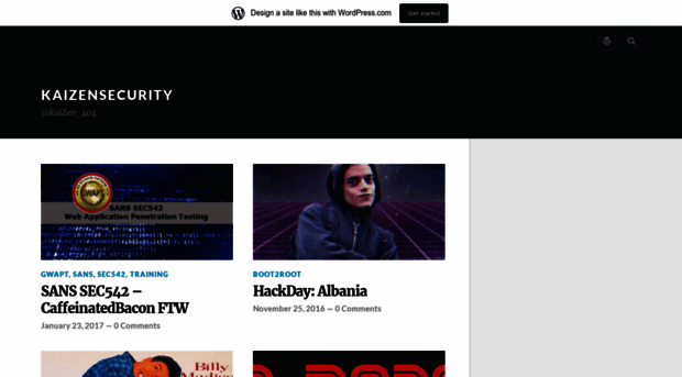 kaizensecurity.wordpress.com