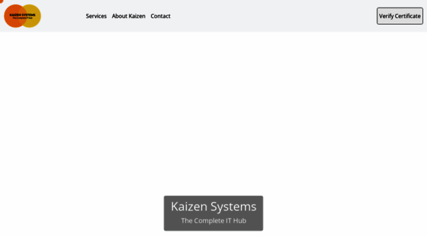 kaizensystems.in