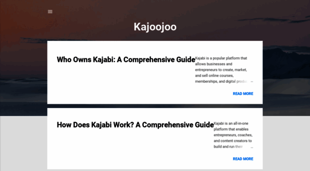 kajoojoo.net