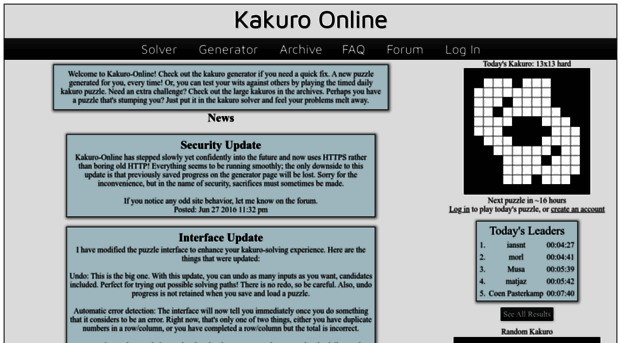 kakuro-online.com