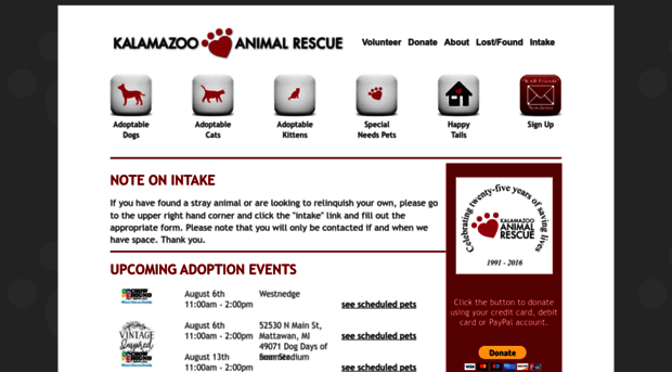 kalamazooanimalrescue.org