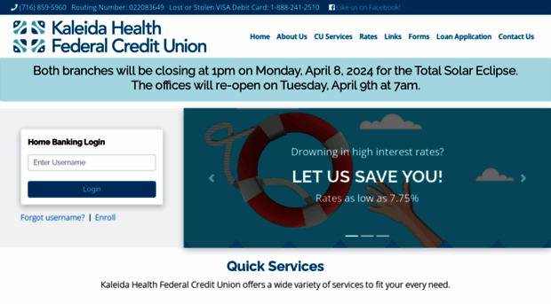 kaleidahealthfcu.org