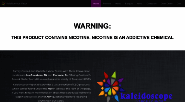 kaleidoscopevapor.co