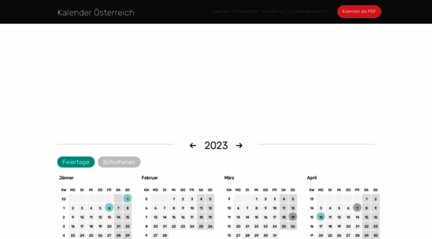 kalender-oesterreich.at