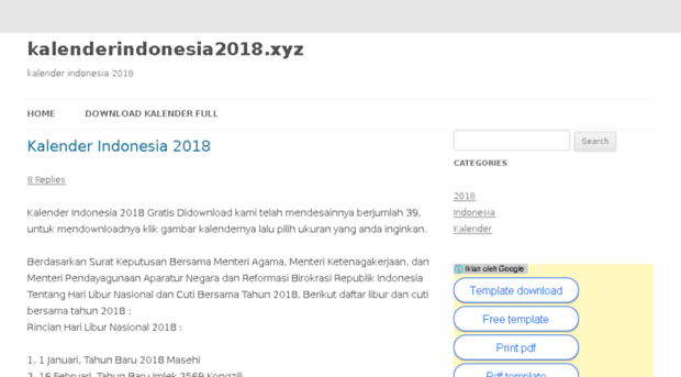 kalenderindonesia2018.xyz