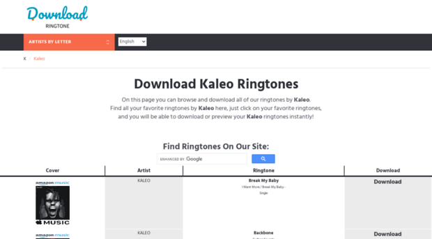 kaleo.download-ringtone.com