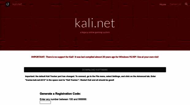 kali.net