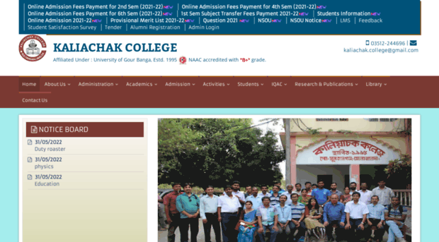 kaliachakcollege.edu.in