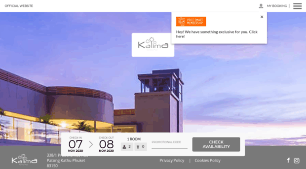 kalimaresort.smartbooking-pro.com