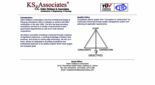 kalimsiddiquiassociates.com