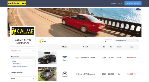 kalmeauto.sahibinden.com