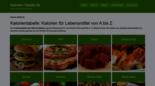 kalorien-tabelle.de