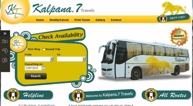 kalpanabus.com