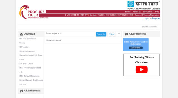 kalpataru.procuretiger.com