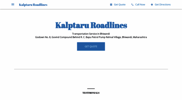 kalptaruroadlines.business.site