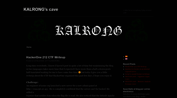 kalrong.net