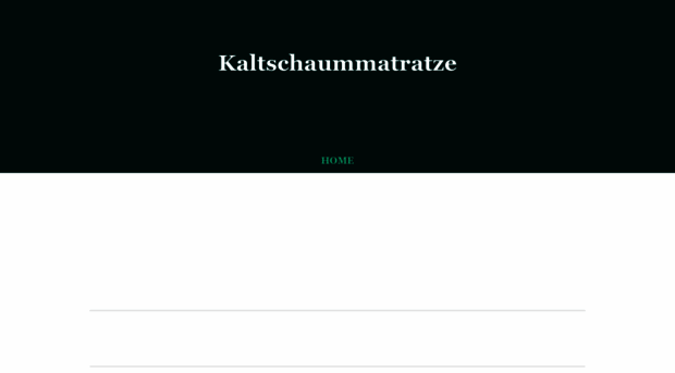 kaltschaummatratze.dudaone.com