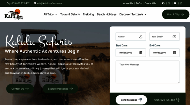 kalulusafaris.com