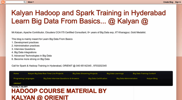 kalyanbigdatatraining.blogspot.com