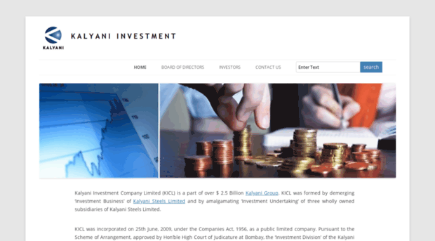 kalyani-investment.com