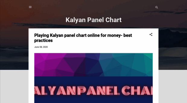 kalyanmatkapanelchart.blogspot.com