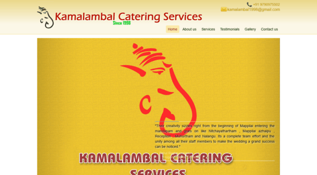kamalambalcateringservices.com