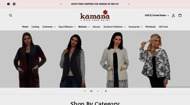 kamanaclothing.com