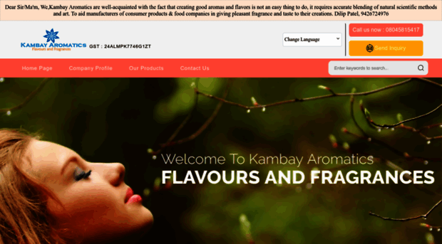 kambayaromatics.in