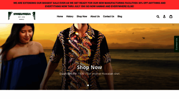 kamehamehagarments.com