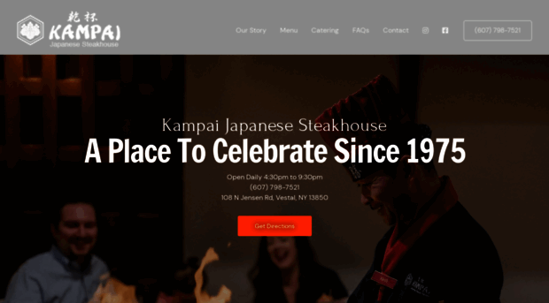 kampaijapanesesteakhouse.com