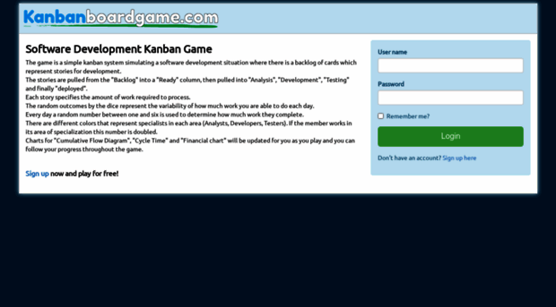 kanbanboardgame.com