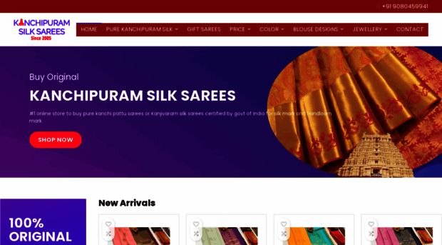 kanchisilksarees.com