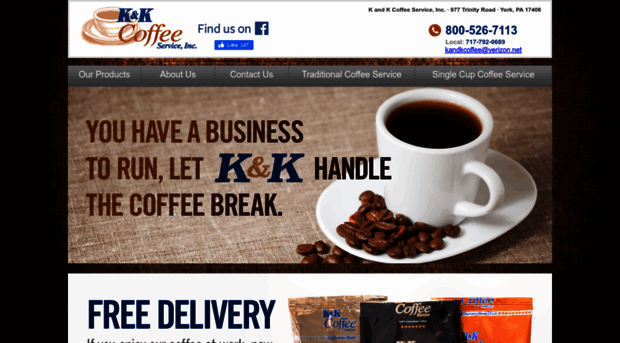 kandkcoffee.com