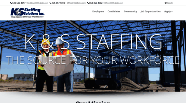 kandsstaffing.com