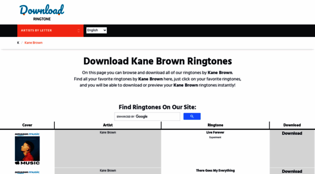 kanebrown.download-ringtone.com