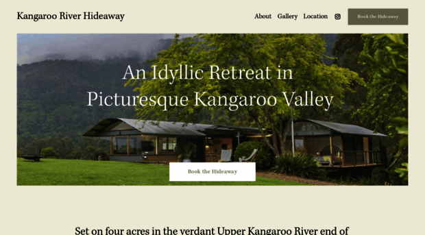 kangarooriverhideaway.com