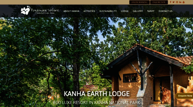 kanhaearthlodge.com