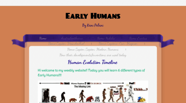 kanisearlyhuman.weebly.com