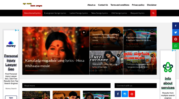 kannadamoviesongslyrics.com