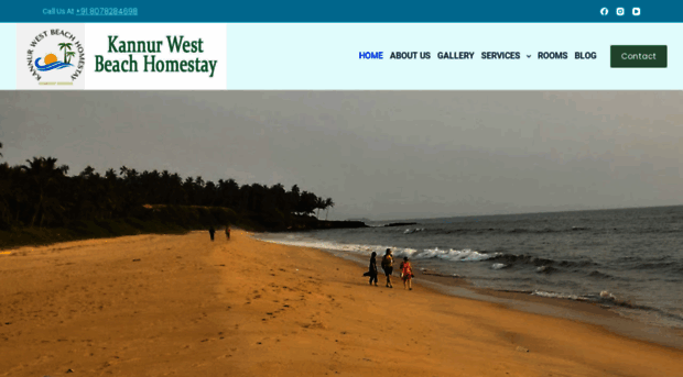 kannurwestbeachhomestay.com