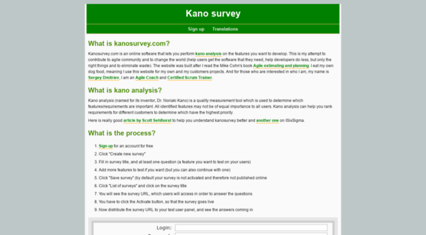 kanosurvey.com