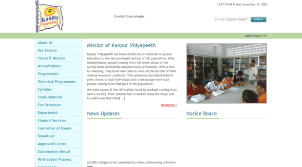 kanpurvidyapeeth.net.in