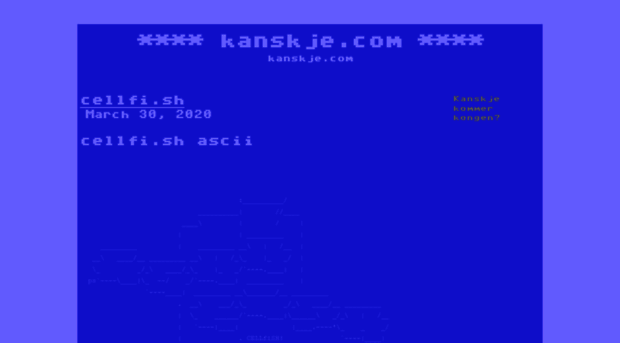 kanskje.com