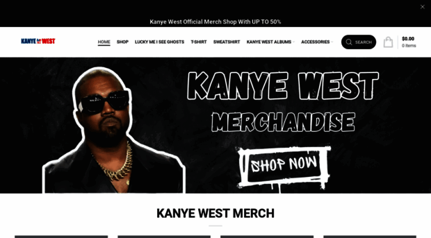 kanyewestmerchandise.net