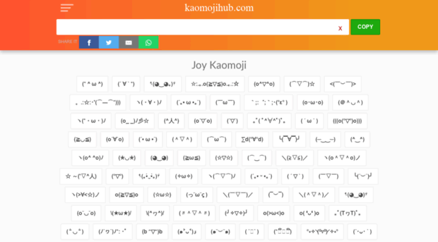 kaomojihub.com