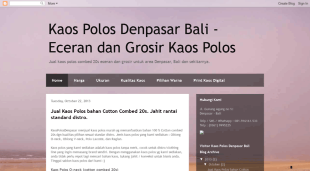 kaospolosdenpasar.com