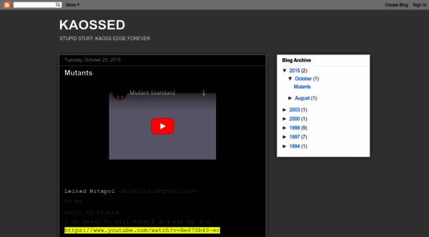 kaossed.blogspot.com