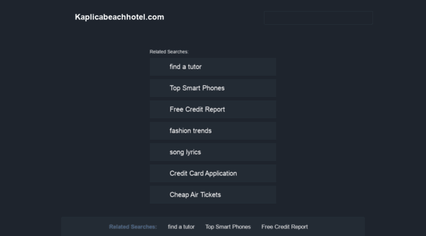 kaplicabeachhotel.com